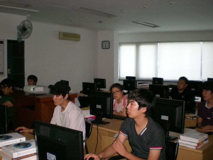 2013년 7월 16일 보충수업 전경입니다